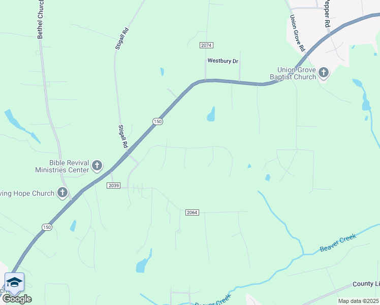 map of restaurants, bars, coffee shops, grocery stores, and more near 5509 Autumn Harvest Drive in Kernersville