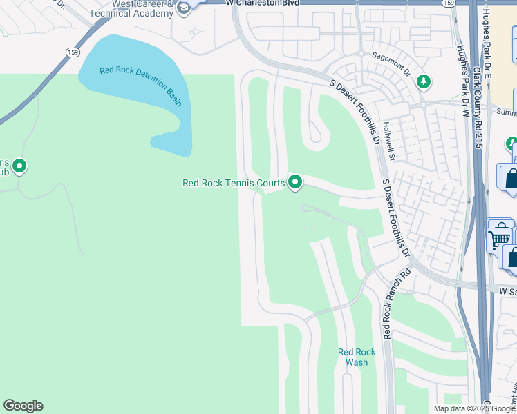 map of restaurants, bars, coffee shops, grocery stores, and more near 2272 Green Mountain Court in Las Vegas