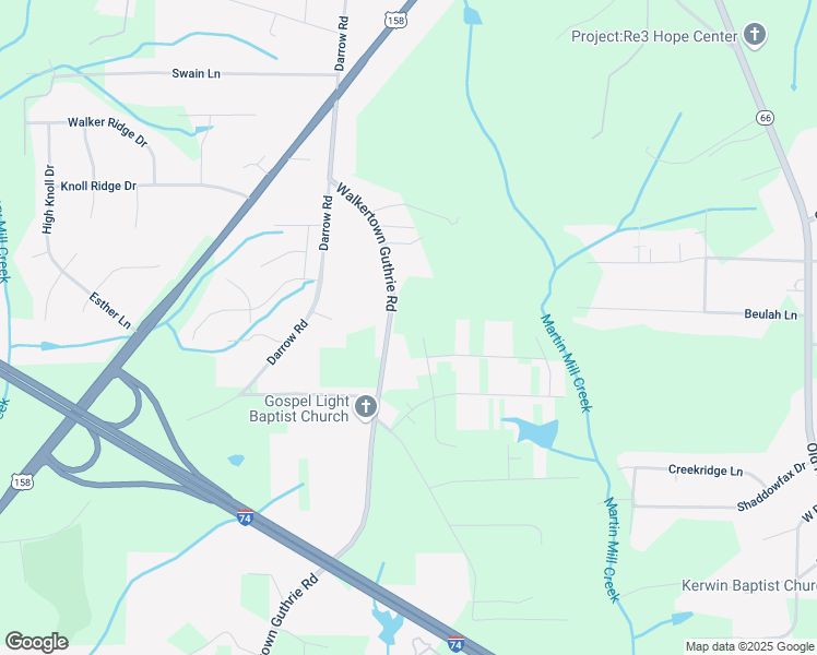map of restaurants, bars, coffee shops, grocery stores, and more near 921 Walkertown Guthrie Road in Winston-Salem