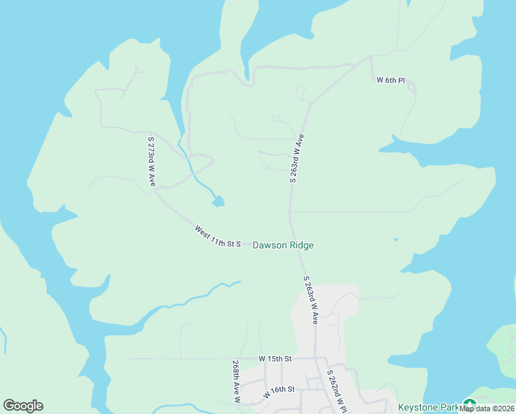 map of restaurants, bars, coffee shops, grocery stores, and more near 1110 South 263rd West Avenue in Sand Springs