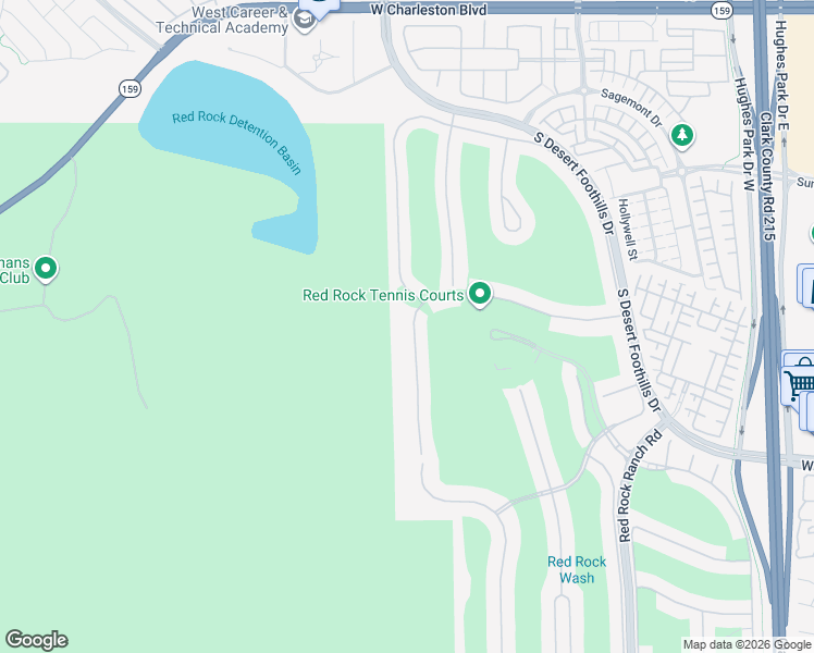 map of restaurants, bars, coffee shops, grocery stores, and more near 2245 Green Mountain Court in Las Vegas