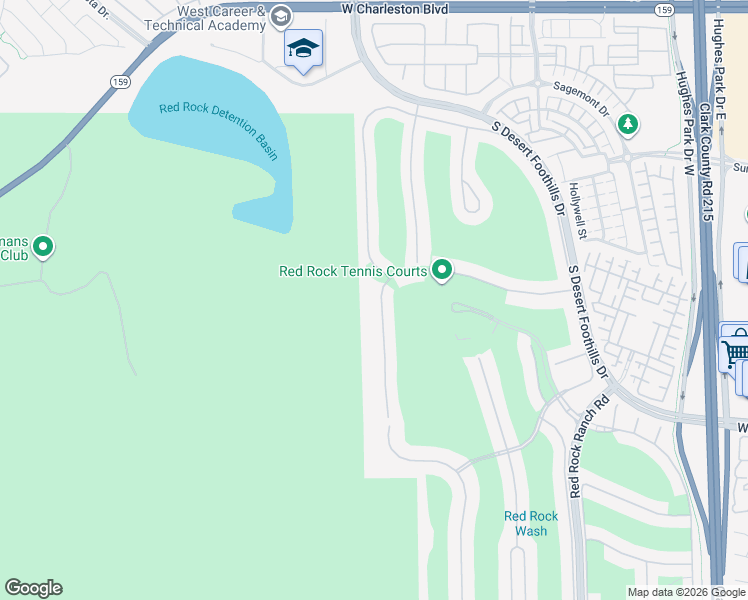 map of restaurants, bars, coffee shops, grocery stores, and more near 2259 Green Mountain Court in Las Vegas