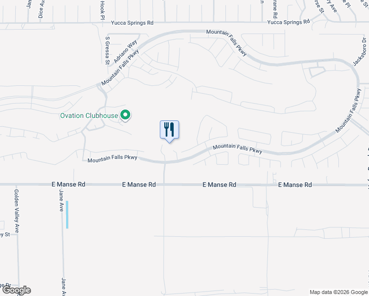 map of restaurants, bars, coffee shops, grocery stores, and more near 5130 Agio Avenue in Pahrump