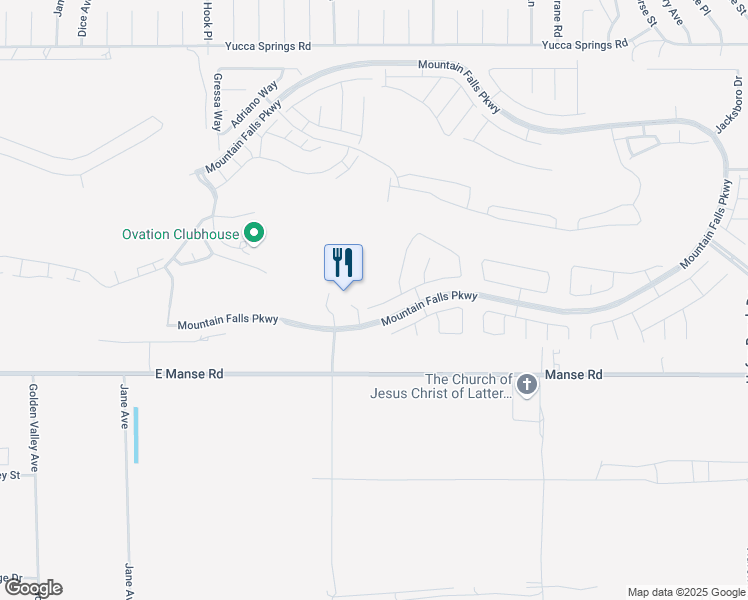map of restaurants, bars, coffee shops, grocery stores, and more near 5130 Agio Avenue in Pahrump