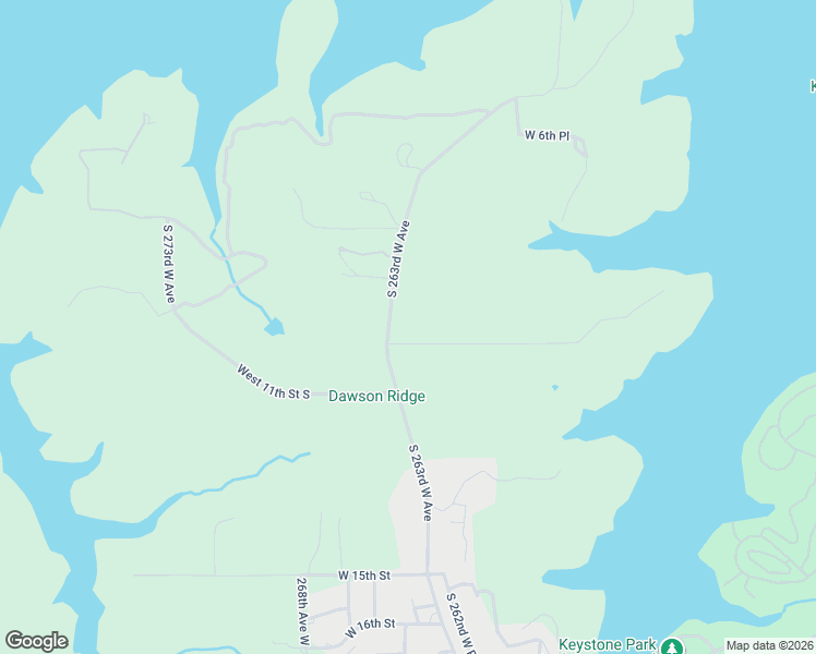 map of restaurants, bars, coffee shops, grocery stores, and more near 1109 South 263rd West Avenue in Sand Springs