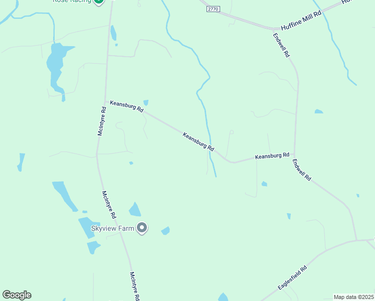 map of restaurants, bars, coffee shops, grocery stores, and more near 6742 Keansburg Road in Gibsonville
