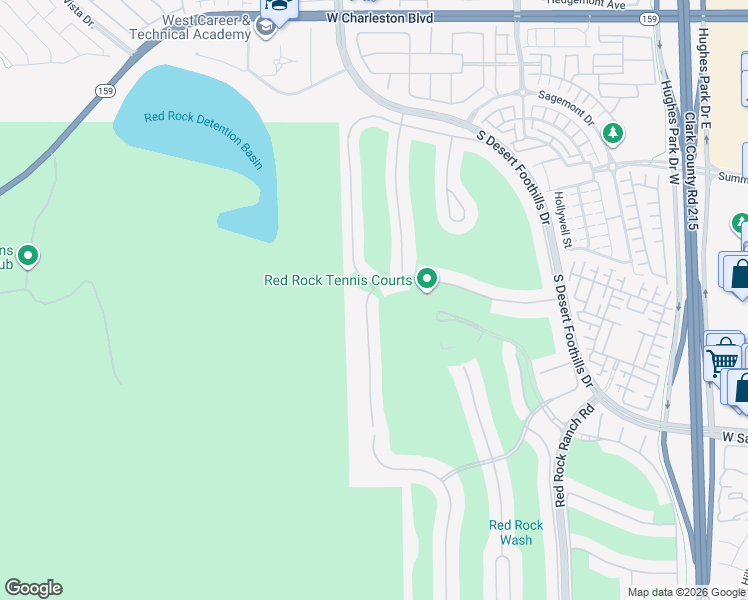 map of restaurants, bars, coffee shops, grocery stores, and more near 2272 Green Mountain Court in Las Vegas