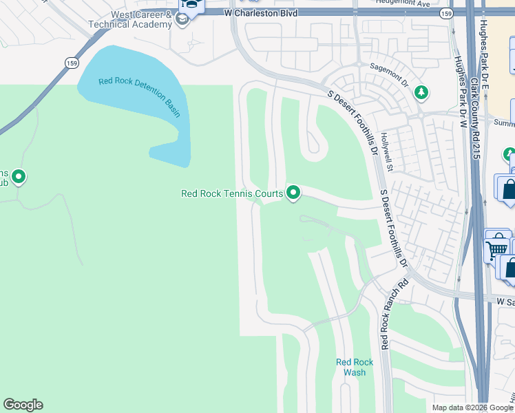 map of restaurants, bars, coffee shops, grocery stores, and more near 2230 Green Mountain Court in Las Vegas