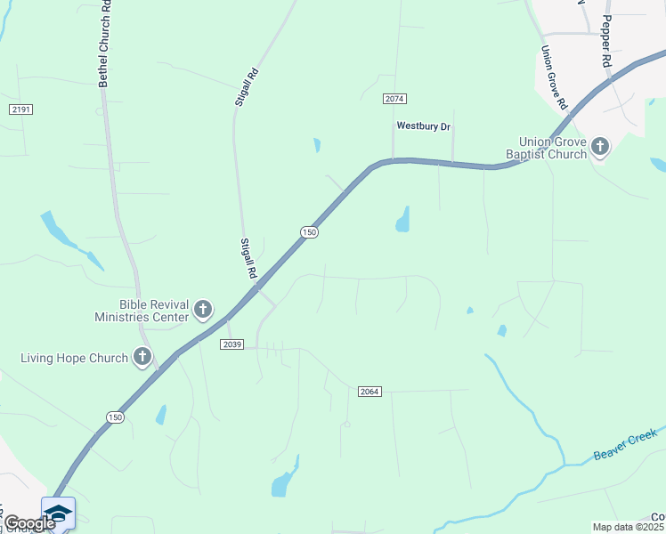 map of restaurants, bars, coffee shops, grocery stores, and more near 5500 Autumn Harvest Drive in Kernersville