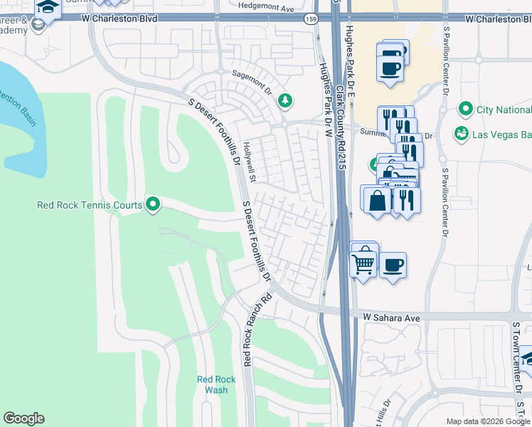 map of restaurants, bars, coffee shops, grocery stores, and more near 11347 Corsica Mist Avenue in Las Vegas
