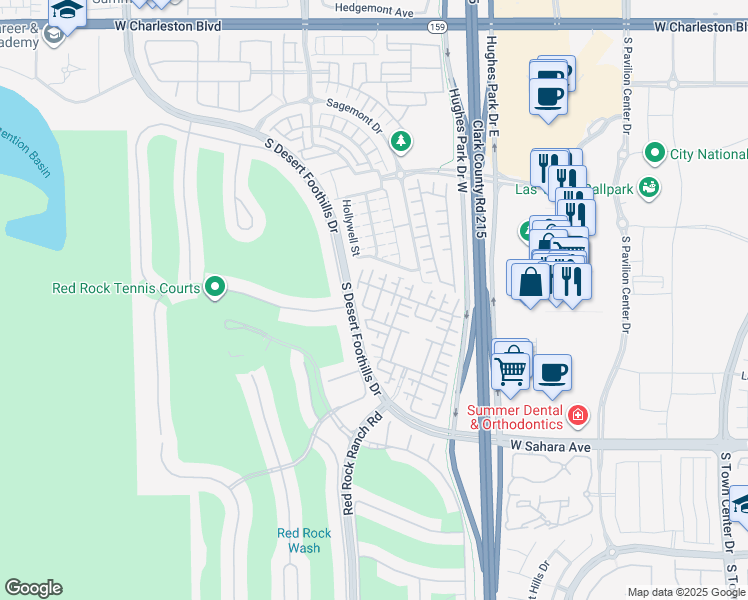 map of restaurants, bars, coffee shops, grocery stores, and more near 11347 Corsica Mist Avenue in Las Vegas