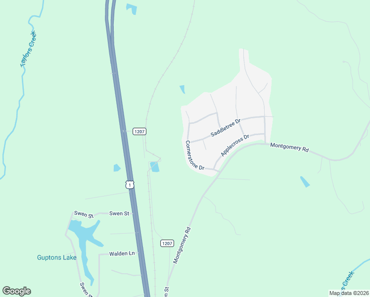 map of restaurants, bars, coffee shops, grocery stores, and more near 125 Cornerstone Drive in Franklinton