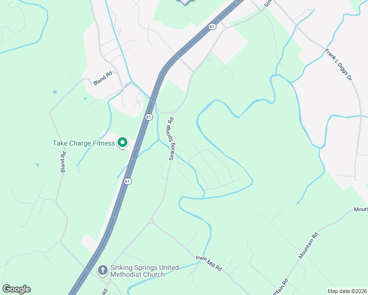 map of restaurants, bars, coffee shops, grocery stores, and more near 676 Sinking Springs Road in Clinton