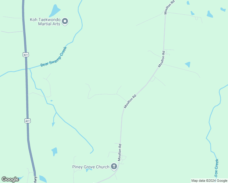 map of restaurants, bars, coffee shops, grocery stores, and more near 15 Click Drive in Louisburg
