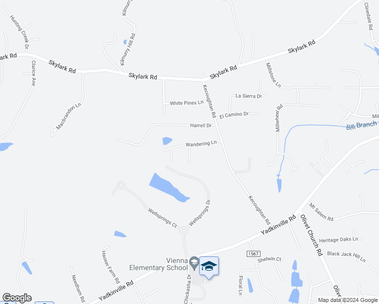 map of restaurants, bars, coffee shops, grocery stores, and more near Alpha Street in Forsyth County