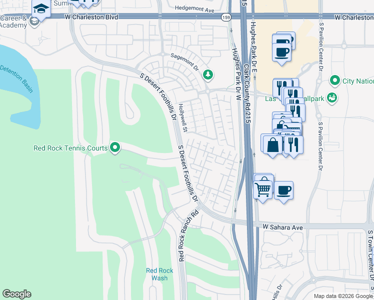 map of restaurants, bars, coffee shops, grocery stores, and more near 11392 Corsica Mist Avenue in Las Vegas