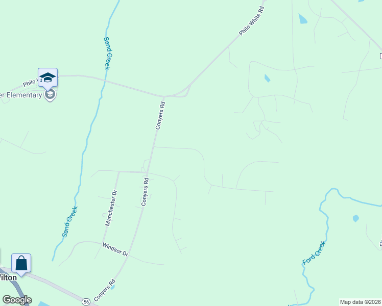 map of restaurants, bars, coffee shops, grocery stores, and more near 3692 Summer Springs Drive in Franklinton
