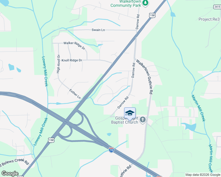map of restaurants, bars, coffee shops, grocery stores, and more near 4809 Stovall Drive in Winston-Salem