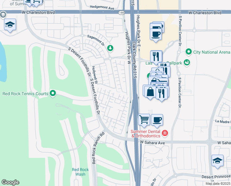map of restaurants, bars, coffee shops, grocery stores, and more near 11270 Corsica Mist Avenue in Las Vegas