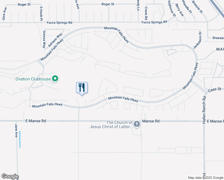 map of restaurants, bars, coffee shops, grocery stores, and more near 5280 Agio Avenue in Pahrump
