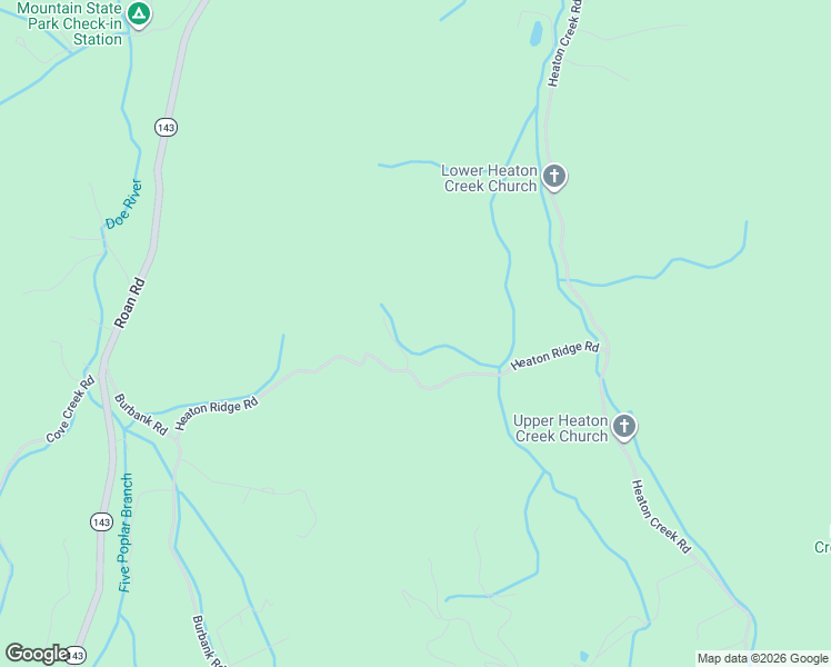 map of restaurants, bars, coffee shops, grocery stores, and more near 110 Shadow Mountain Road in Roan Mountain