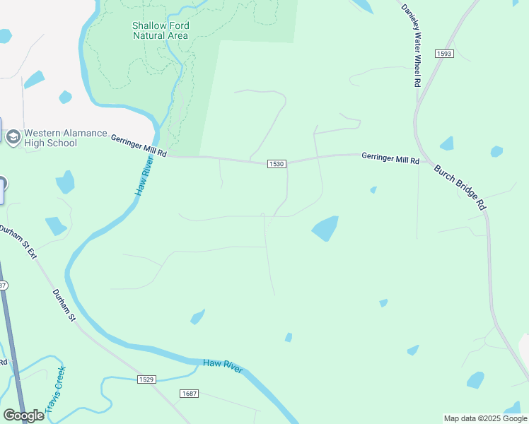 map of restaurants, bars, coffee shops, grocery stores, and more near 1451 Kernodle Landing Drive in Green Level