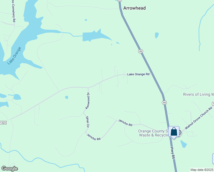 map of restaurants, bars, coffee shops, grocery stores, and more near 324 Lake Orange Rd in Hillsborough