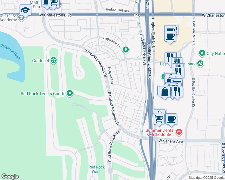 map of restaurants, bars, coffee shops, grocery stores, and more near 11392 Corsica Mist Avenue in Las Vegas