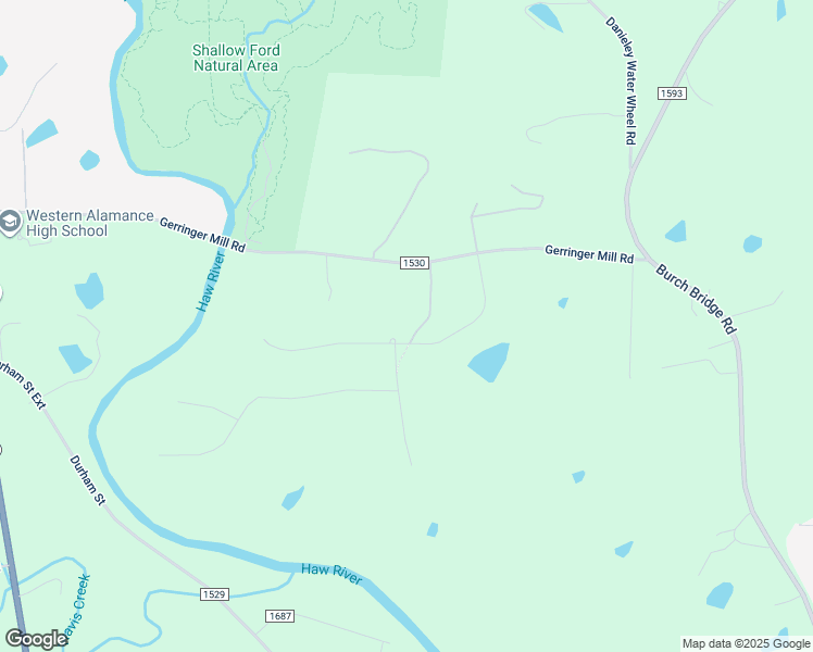 map of restaurants, bars, coffee shops, grocery stores, and more near 1451 Kernodle Landing Drive in Green Level