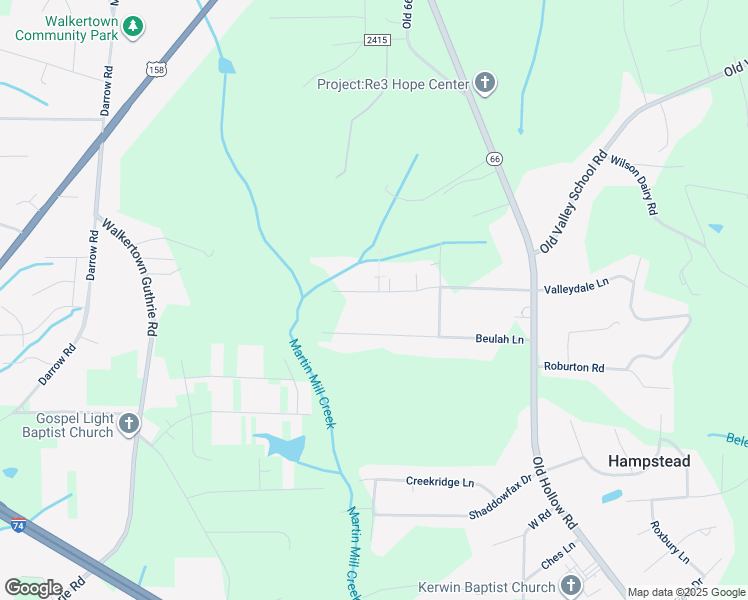 map of restaurants, bars, coffee shops, grocery stores, and more near 5017 Roberson Farm Road in Kernersville