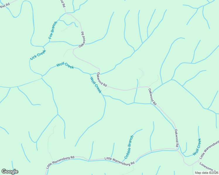 map of restaurants, bars, coffee shops, grocery stores, and more near 2120 Oakwood Road in Midway