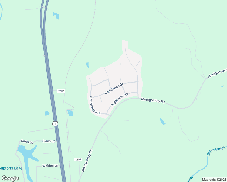 map of restaurants, bars, coffee shops, grocery stores, and more near 90 Saddletree Drive in Franklinton