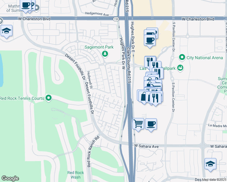 map of restaurants, bars, coffee shops, grocery stores, and more near 11237 Sutter Crossing Court in Las Vegas