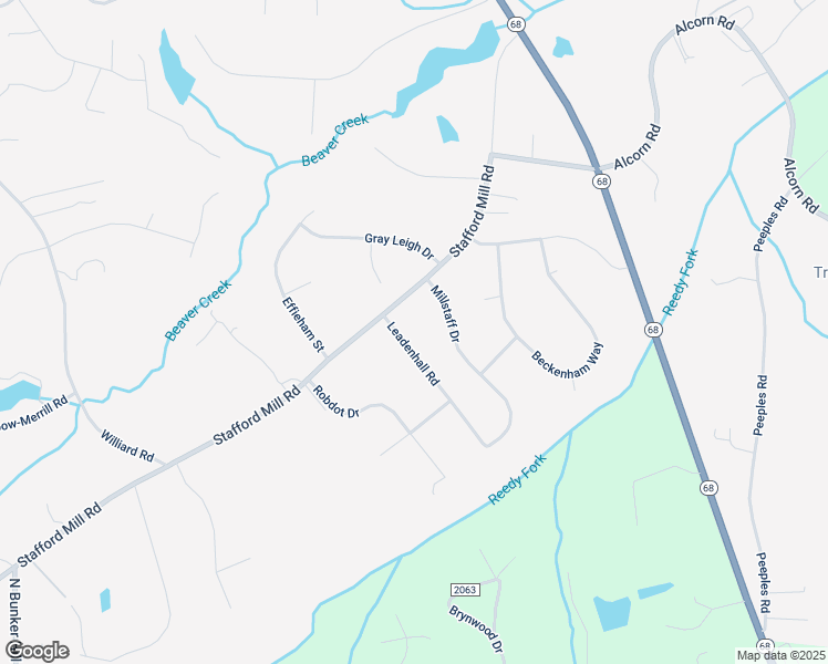 map of restaurants, bars, coffee shops, grocery stores, and more near 5008 Leadenhall Road in Oak Ridge