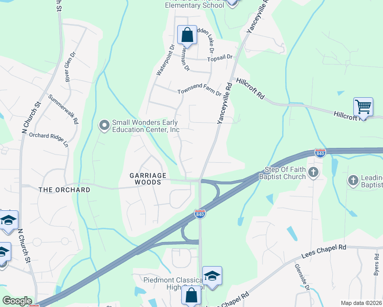map of restaurants, bars, coffee shops, grocery stores, and more near 2 Mahogany Court in Browns Summit