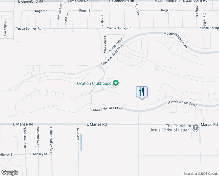 map of restaurants, bars, coffee shops, grocery stores, and more near 4746 SE Argent Hills Ave in Pahrump