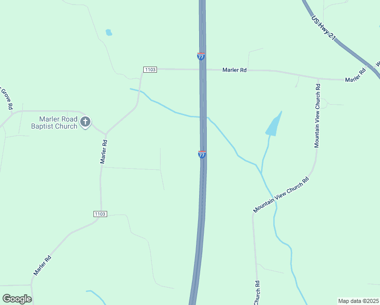 map of restaurants, bars, coffee shops, grocery stores, and more near 1112 Lucky Lane in Hamptonville