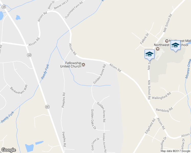 map of restaurants, bars, coffee shops, grocery stores, and more near 5107 Golden Acres Road in Oak Ridge