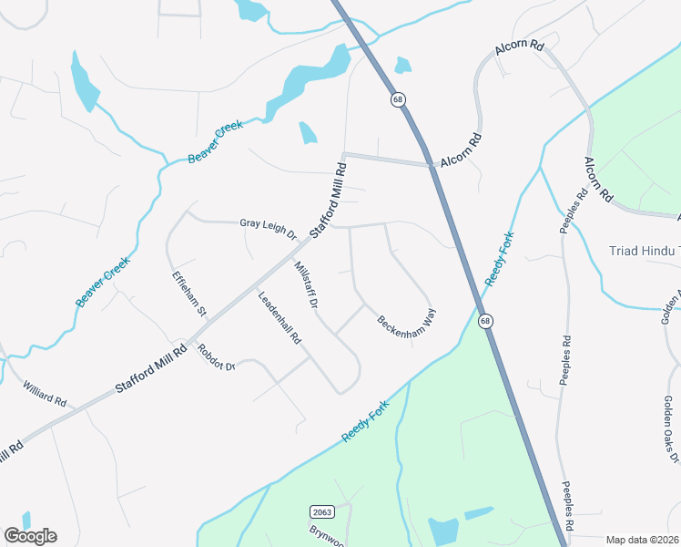 map of restaurants, bars, coffee shops, grocery stores, and more near 5806 Beckenham Way in Oak Ridge