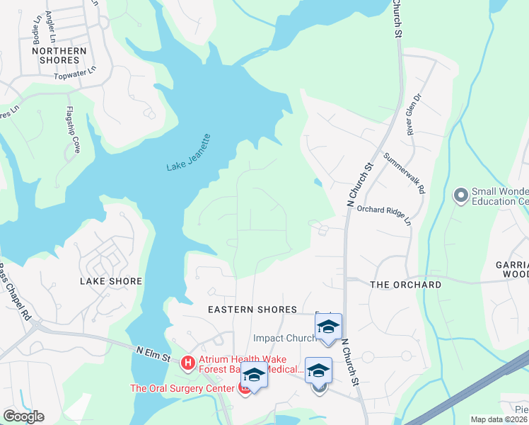 map of restaurants, bars, coffee shops, grocery stores, and more near 503 Fieldstone Court in Greensboro
