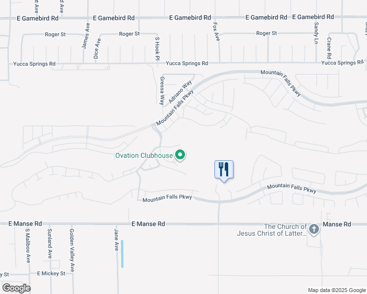 map of restaurants, bars, coffee shops, grocery stores, and more near 4935 East Cactus Canyon Drive in Pahrump