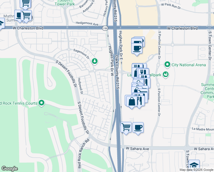 map of restaurants, bars, coffee shops, grocery stores, and more near 11211 Napa Grape Court in Las Vegas