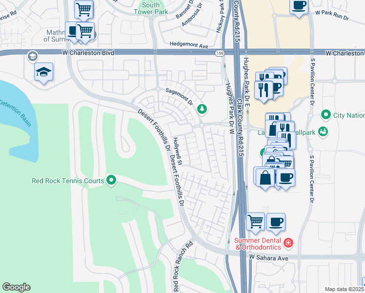 map of restaurants, bars, coffee shops, grocery stores, and more near 1871 Granemore Street in Las Vegas