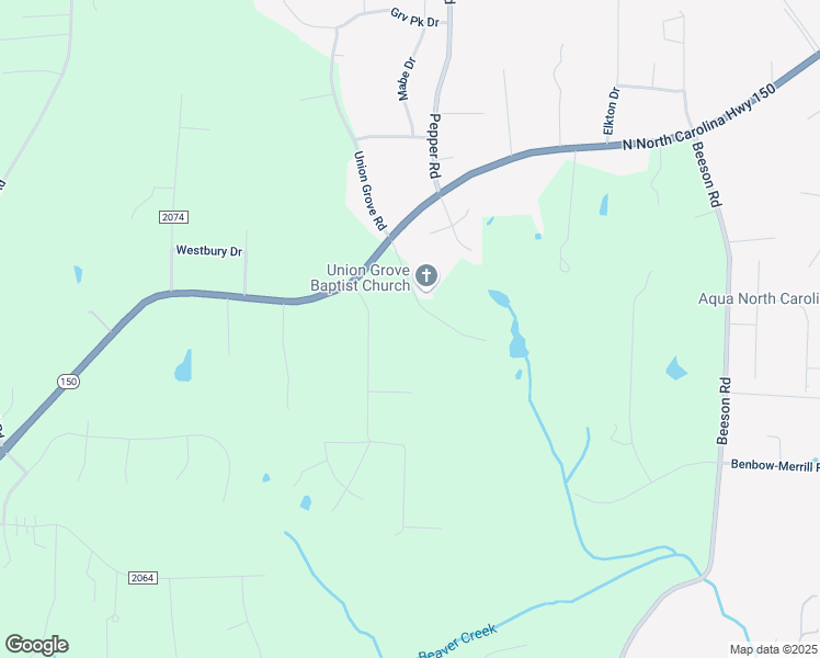 map of restaurants, bars, coffee shops, grocery stores, and more near 5429 Union Grove Road in Oak Ridge