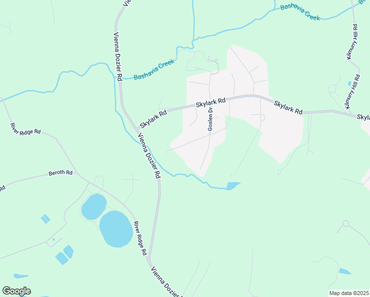 map of restaurants, bars, coffee shops, grocery stores, and more near 3091 Rainbow Avenue in Pfafftown