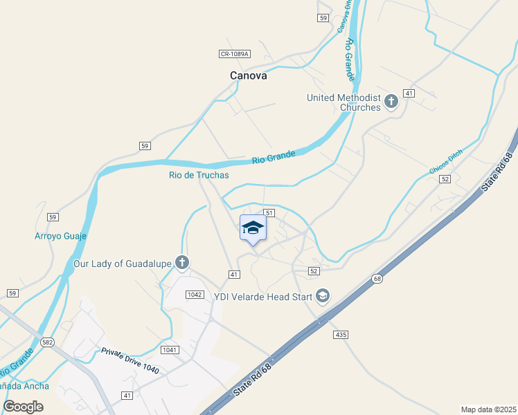 map of restaurants, bars, coffee shops, grocery stores, and more near Camino Montoya in Velarde