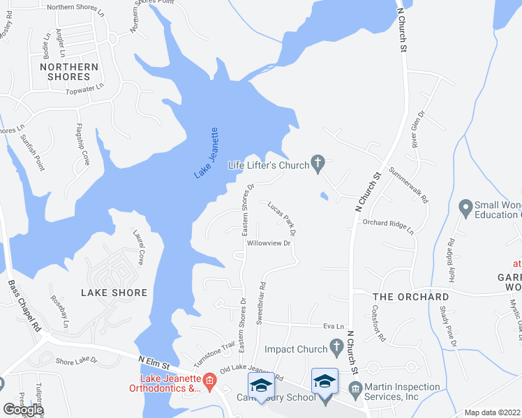 map of restaurants, bars, coffee shops, grocery stores, and more near 311 Lucas Park Drive in Greensboro