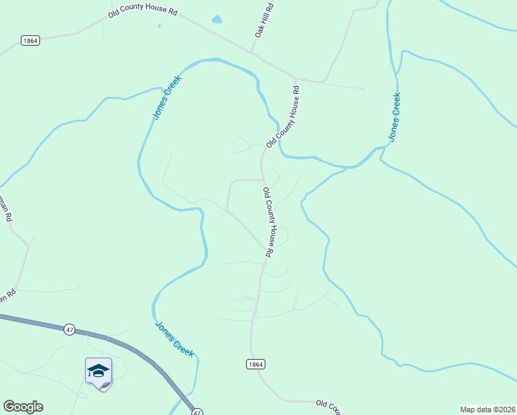 map of restaurants, bars, coffee shops, grocery stores, and more near 1812 Old County House Road in White Bluff