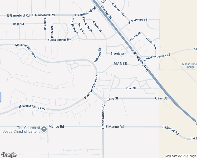map of restaurants, bars, coffee shops, grocery stores, and more near 4575 South Sicily Lane in Pahrump