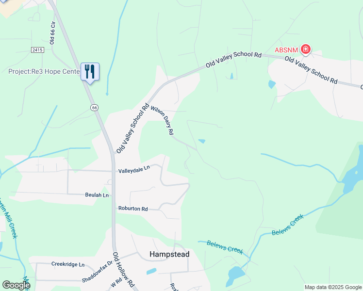 map of restaurants, bars, coffee shops, grocery stores, and more near 2404 Wilson Dairy Road in Kernersville